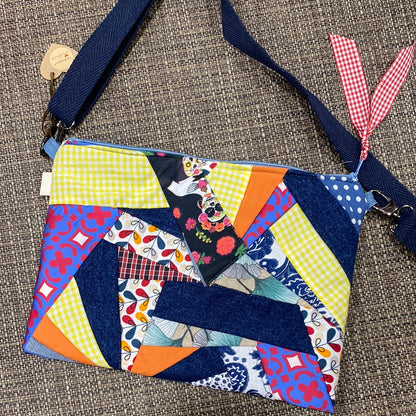 Bolso patchwork, ÚNICO!